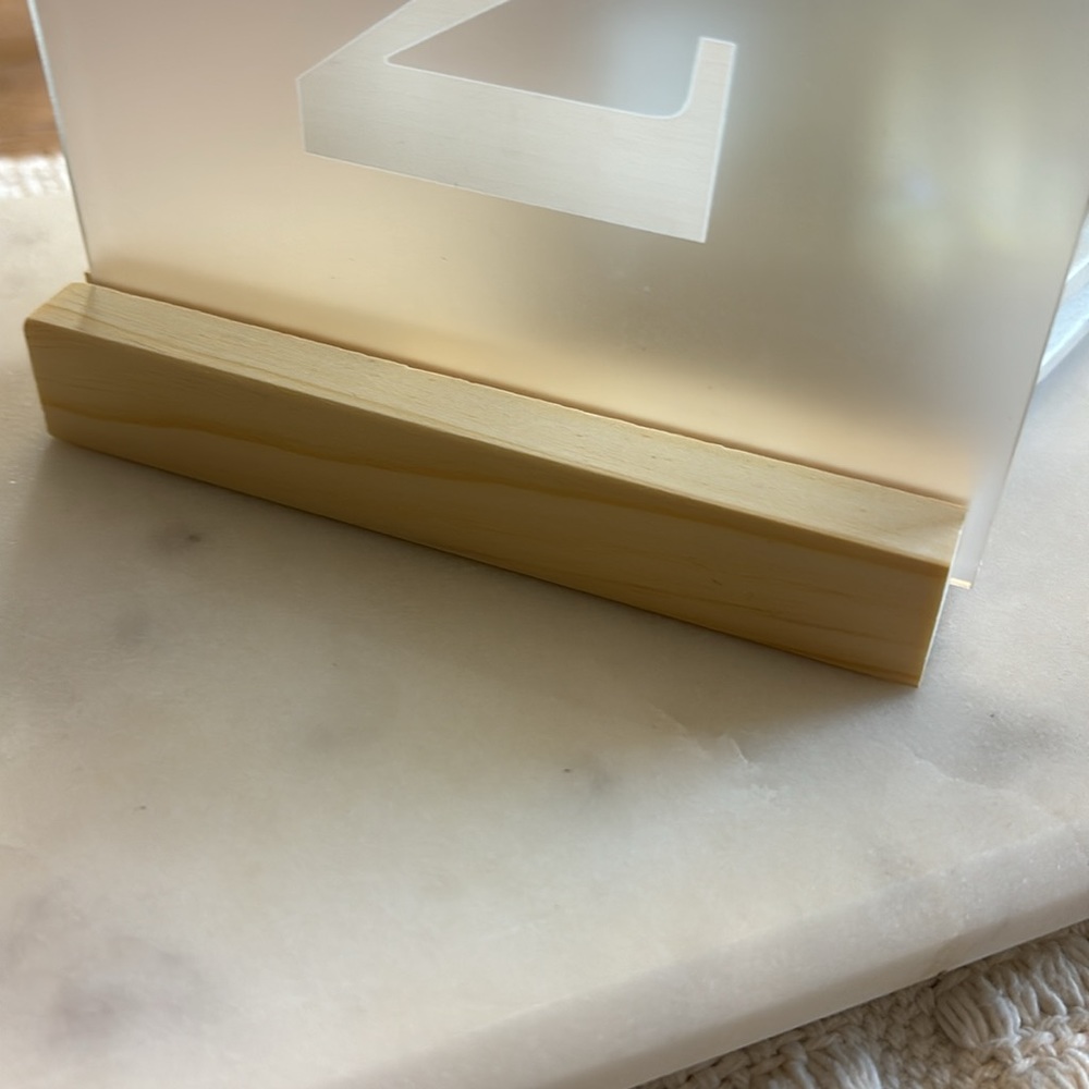 Arch Table Number Signs - Picture 2 of 10